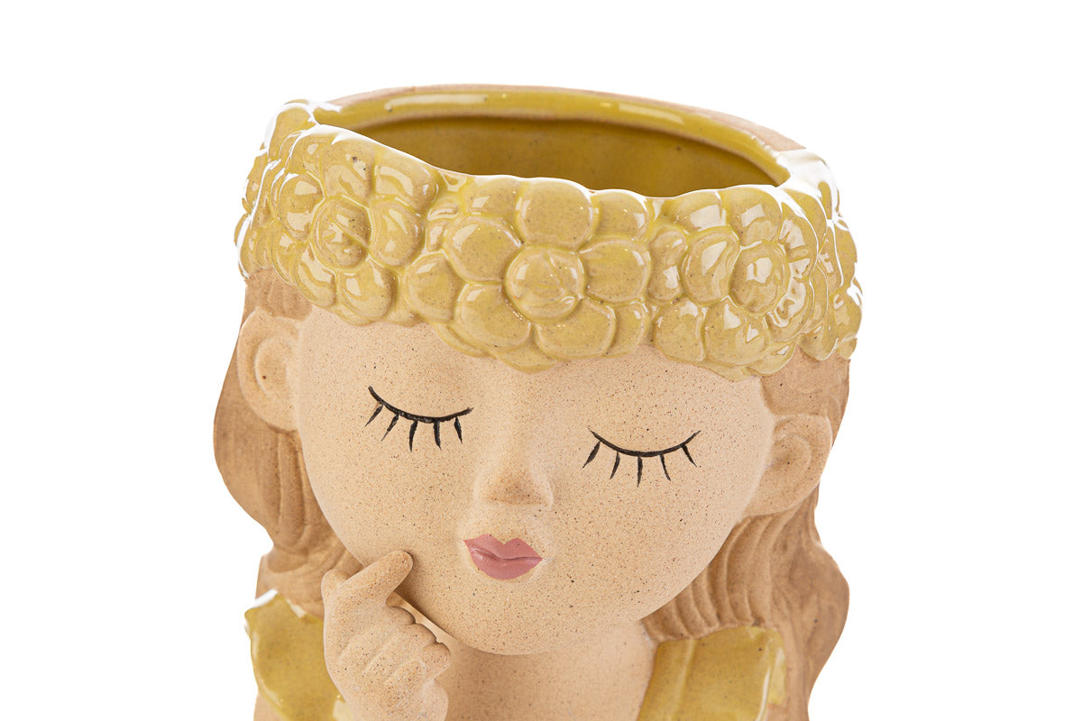 Vaso ceramica girl 10,5x15h - Le stelle