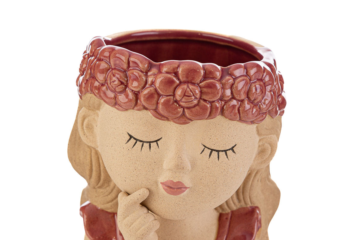 Vaso ceramica girl 10,5x15h - Le stelle