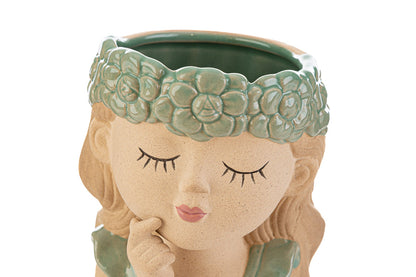 Vaso ceramica girl 10,5x15h - Le stelle
