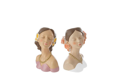 Vaso a forma di ragazza 2 ass. 13,5x10,5x18,5H con shopper - Le Stelle