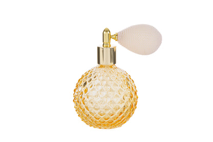 Portaprofumo spray 100ml ricaricabile giallo 6,5x10,5 con astuccio - Le Stelle