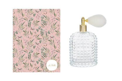 Portaprofumo spray 100ml ricaricabile trasparente 6,5x4x12 con astuccio - Le Stelle