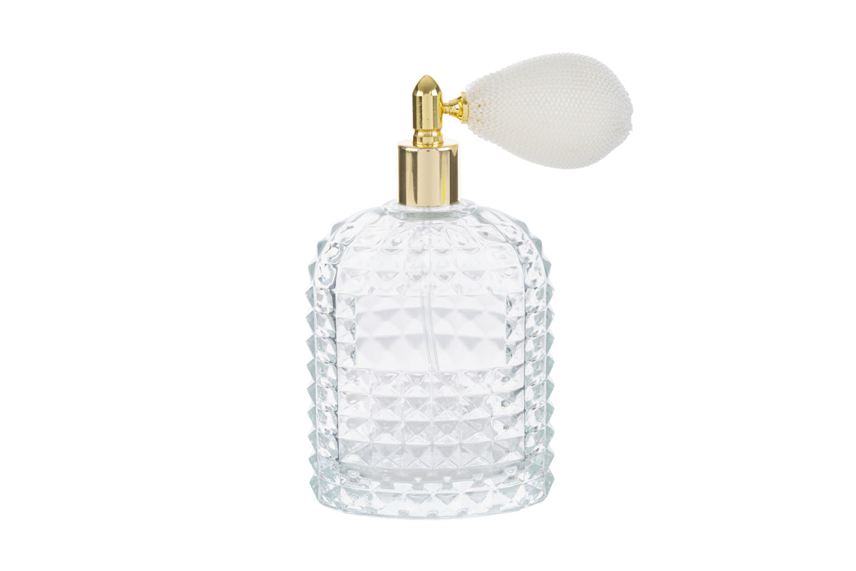 Portaprofumo spray 100ml ricaricabile trasparente 6,5x4x12 con astuccio - Le Stelle