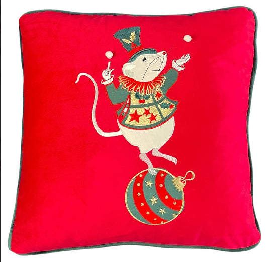 Cuscino con scritta ‘Giocoliere’ 47x47 - Clodette