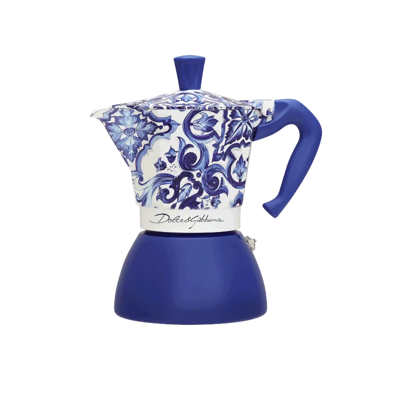Moka Induzione 4 TZ Blu Medit. D&G  - Bialetti