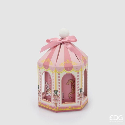 Candela giostra carosello con profumo D9 H9 - EDG