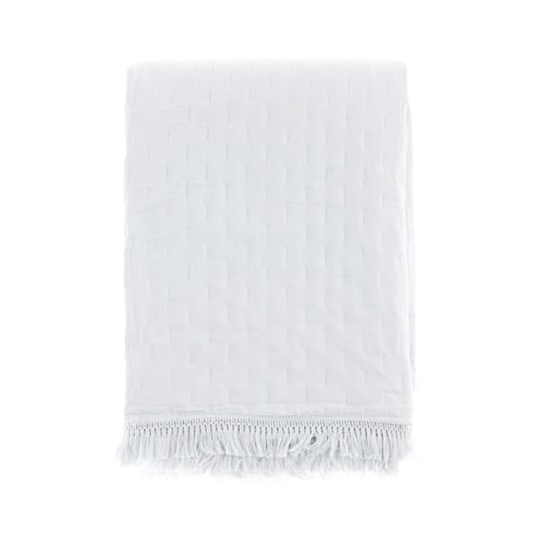 Copriletto singola con gala 180x260 collezione 'Petali Uniti' - Blanc Mariclò