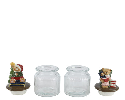 Contenitore a forma teddy D11 H20 - EDG