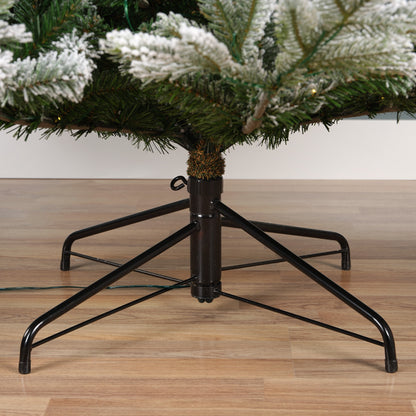 Albero di natale 'Grandis Fir snowy Micro Led' D150 H210 - Kaemingk