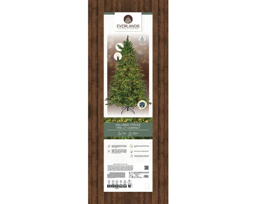 Alberi di natale 'Galloway spruce' con LED D130xH210 - Kaemingk
