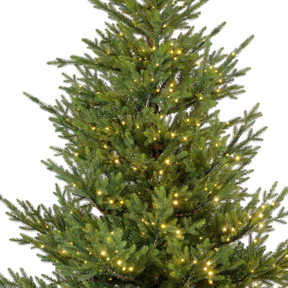 Alberi di natale verde 'Norway spruce' con LED D147xH210 - Kaemingk