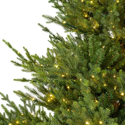 Alberi di natale verde 'Norway spruce' con LED D147xH210 - Kaemingk