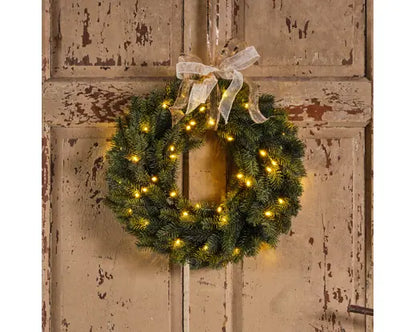 Ghirlanda natalizia verde con LED 'Winnipeg' D40 - Kaemingk