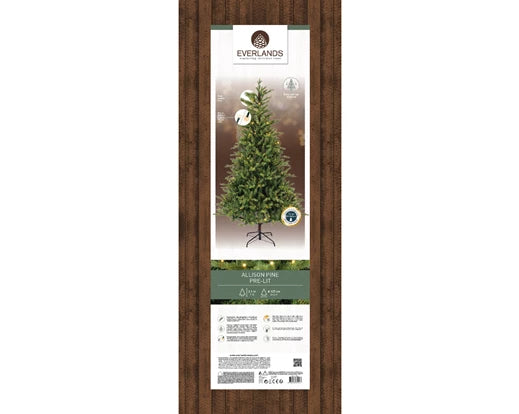 Alberi di natale 'Allison pine PRE-LIT' LED D127 x H210 - Kaemingk