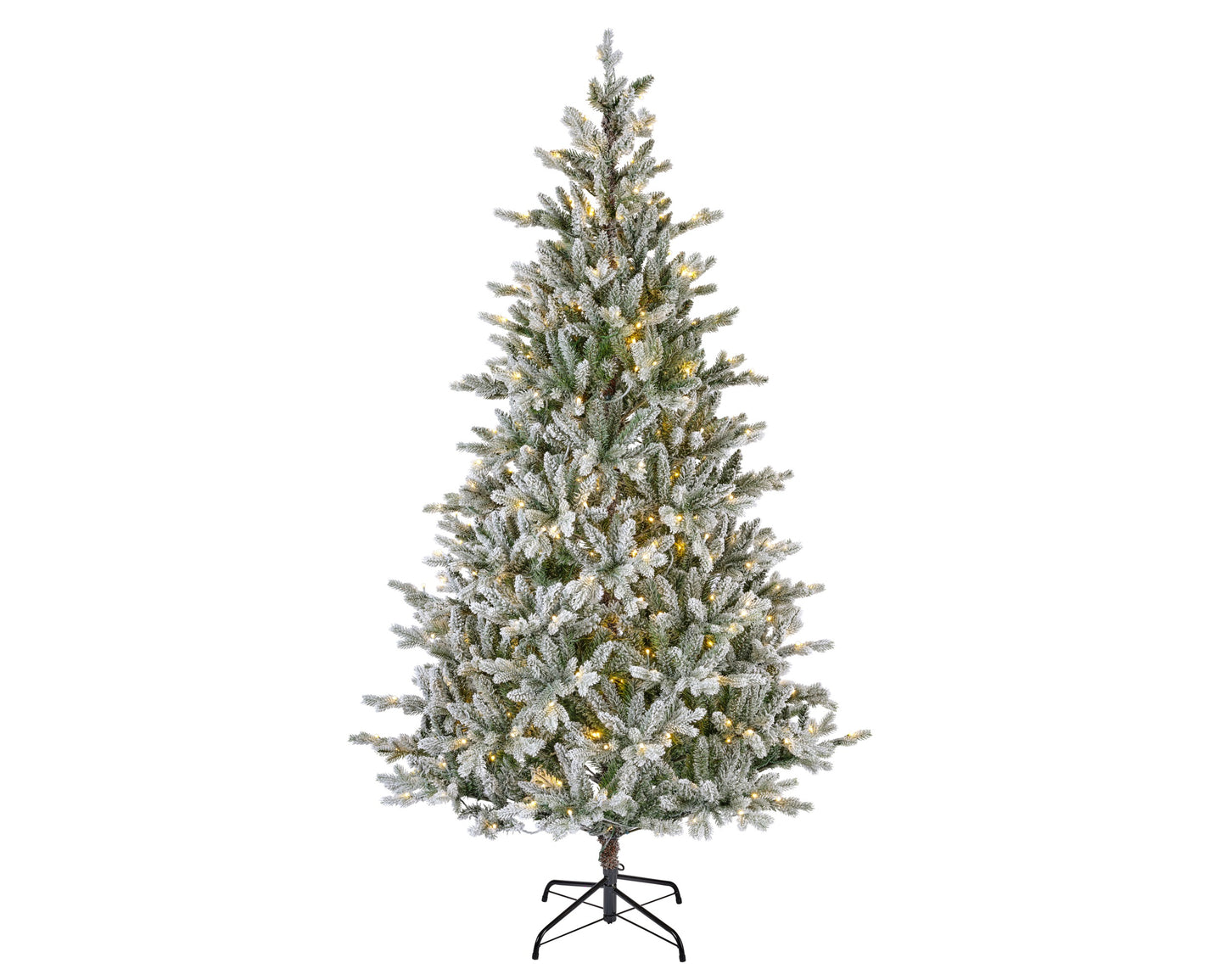 Albero di natale innevato 'Allison pine snowy pre-lit' con LED' D127 x H210 - Kaemingk