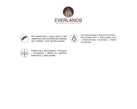 Alberi di natale 'Pencil pine' D70 x H240 - Kaemingk