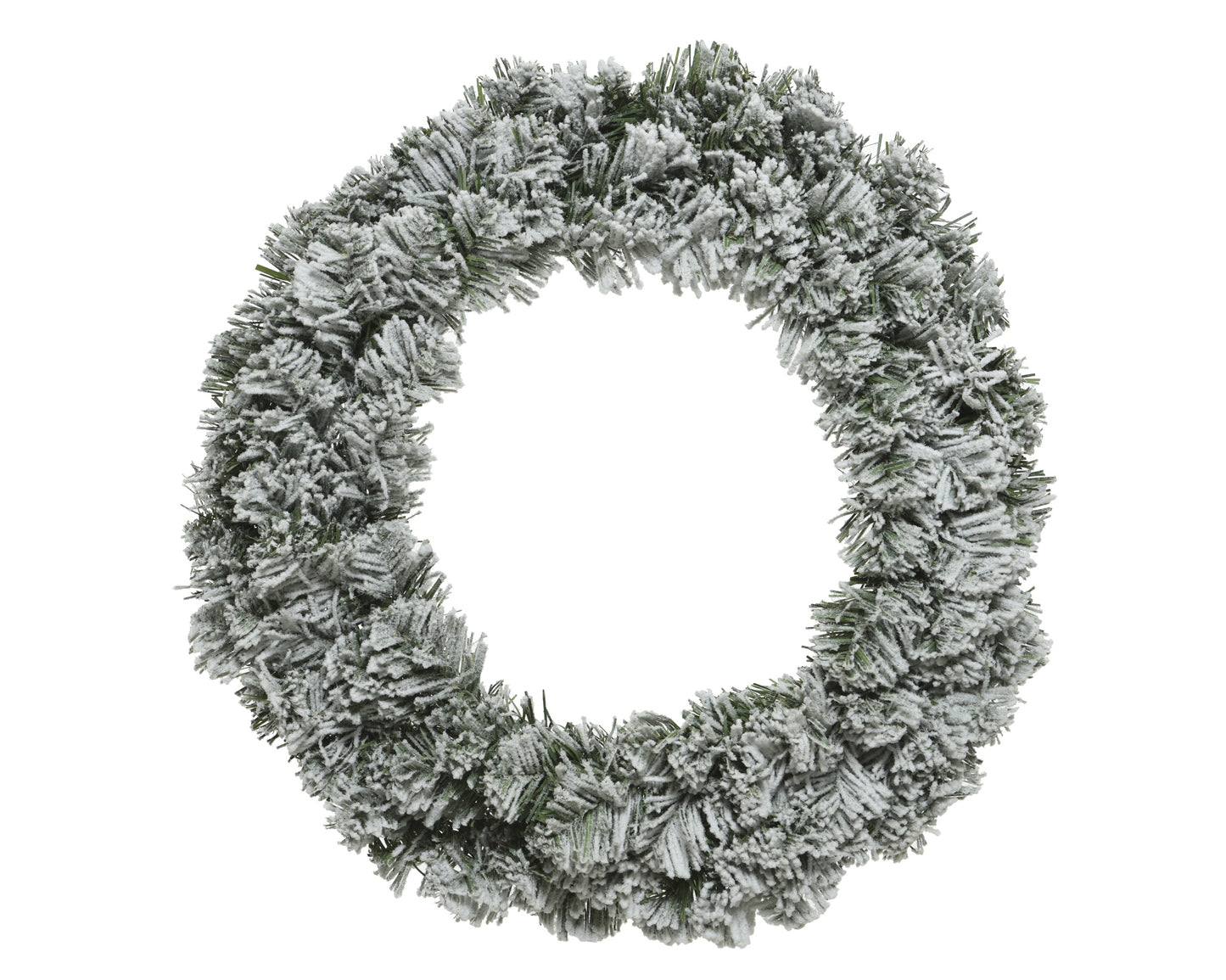 Ghirlanda natalizia innevata 'Imperial wreath snowy' D120 H25 - Kaemingk