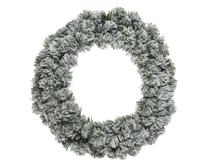 Ghirlanda natalizia innevata 'Imperial wreath snowy' D120 H25 - Kaemingk