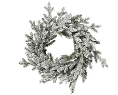 Ghirlanda natalizia innevata 'Norway wreath snowy' D50 - Kaemingk