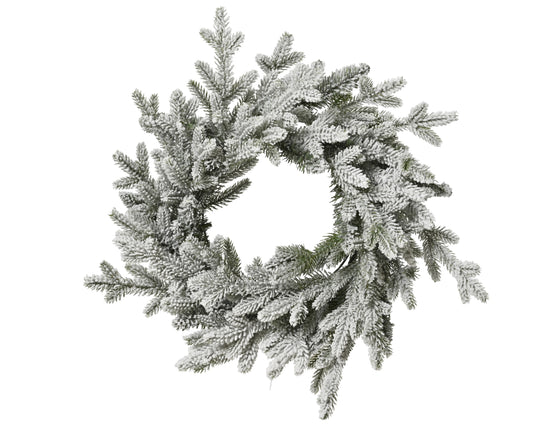Ghirlanda natalizia innevata 'Norway wreath snowy' D50 - Kaemingk
