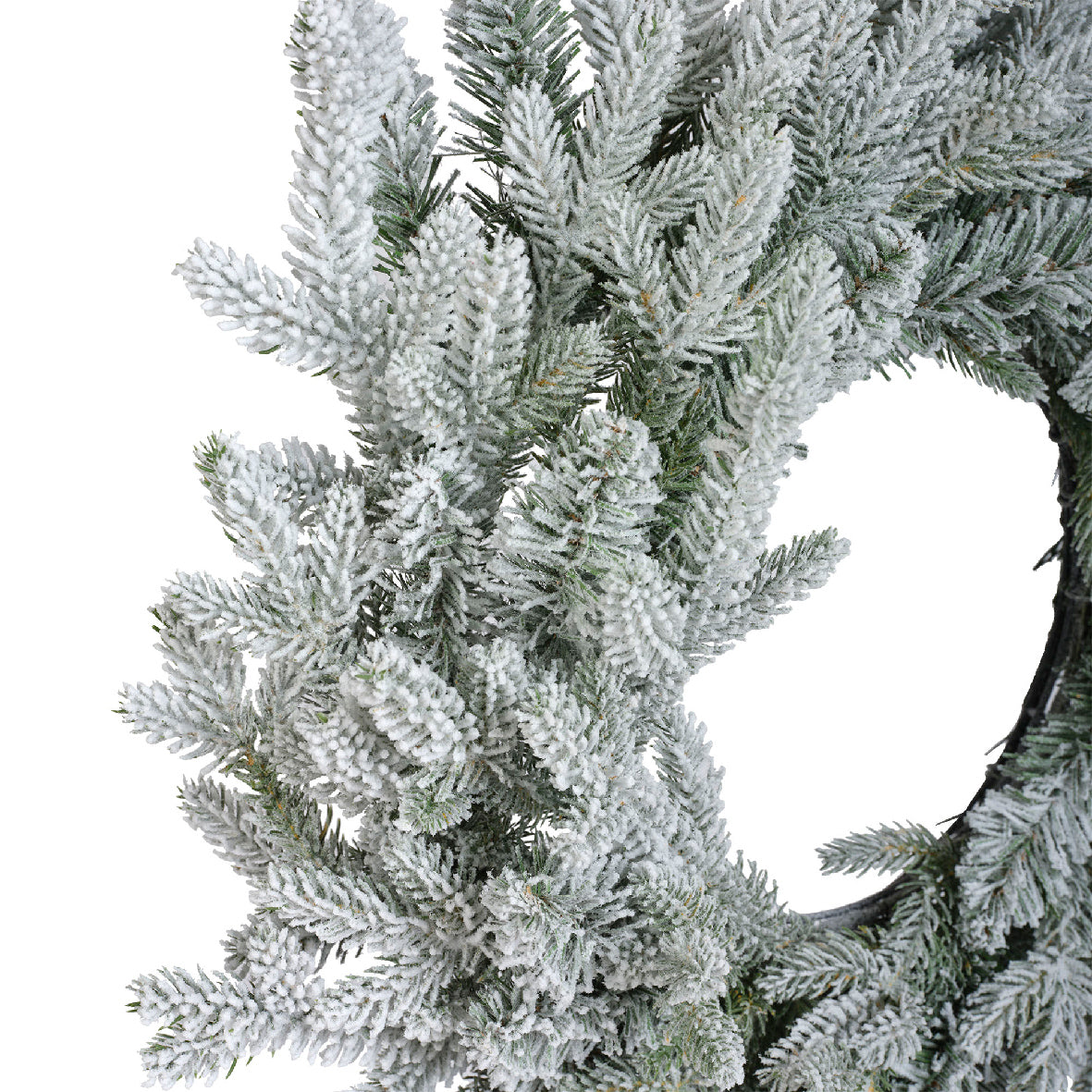 Ghirlanda natalizia innevata 'Norway wreath snowy' D50 - Kaemingk
