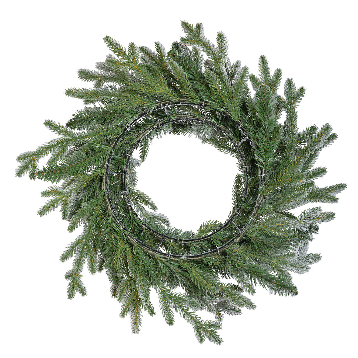 Ghirlanda natalizia innevata 'Norway wreath snowy' D50 - Kaemingk