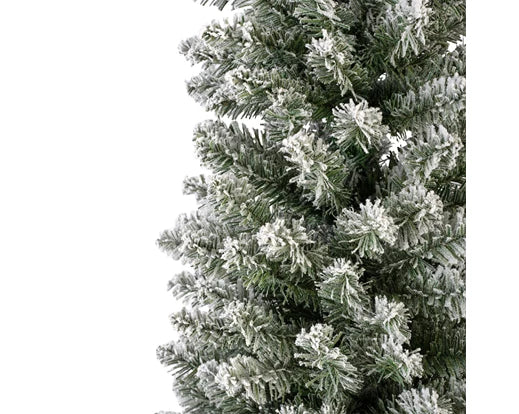 Alberi di natale 'Pencil pine snowy' D70 x H240 - Kaemingk