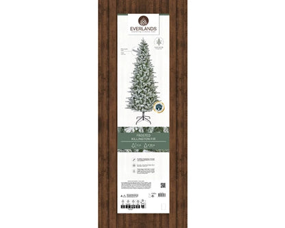 Alberi di natale innevato 'FROSTED KILLINGTON FIR' D113 x H240 - Kaemingk