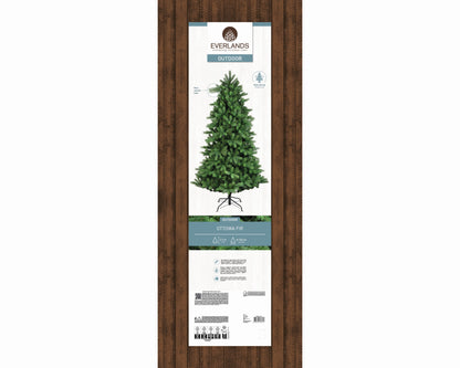 Albero di natale 'Ottowa Fir Pre-lit outdoor' D130xH210 - Kaemingk