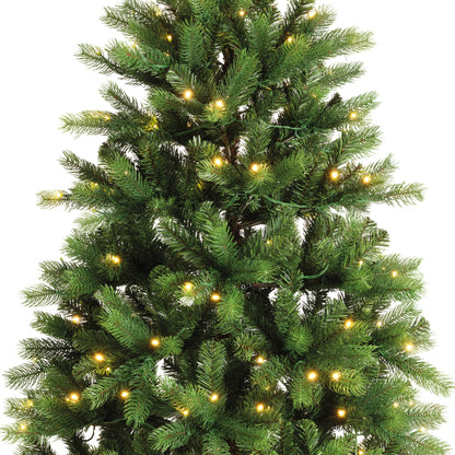 Albero di natale 'Solar Powered - Ottawa Fir Pre-Lite' D130 H210 - Kaemingk