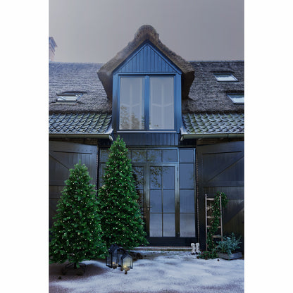 Albero di natale 'Solar Powered - Ottawa Fir Pre-Lite' D130 H210 - Kaemingk