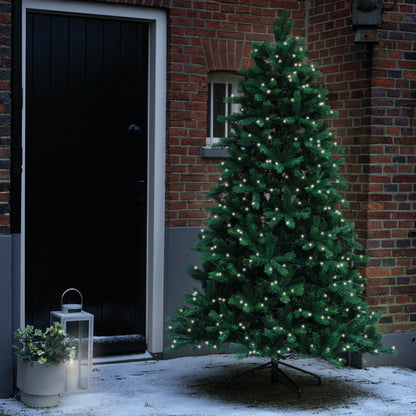 Albero di natale 'Solar Powered - Ottawa Fir Pre-Lite' D130 H210 - Kaemingk