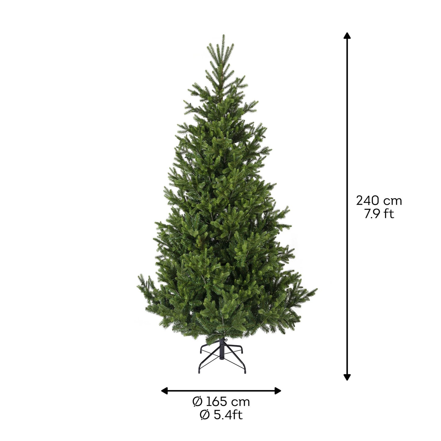 Albero di natale 'Nordmann fir' senza LED D165xH240 - Kaemingk