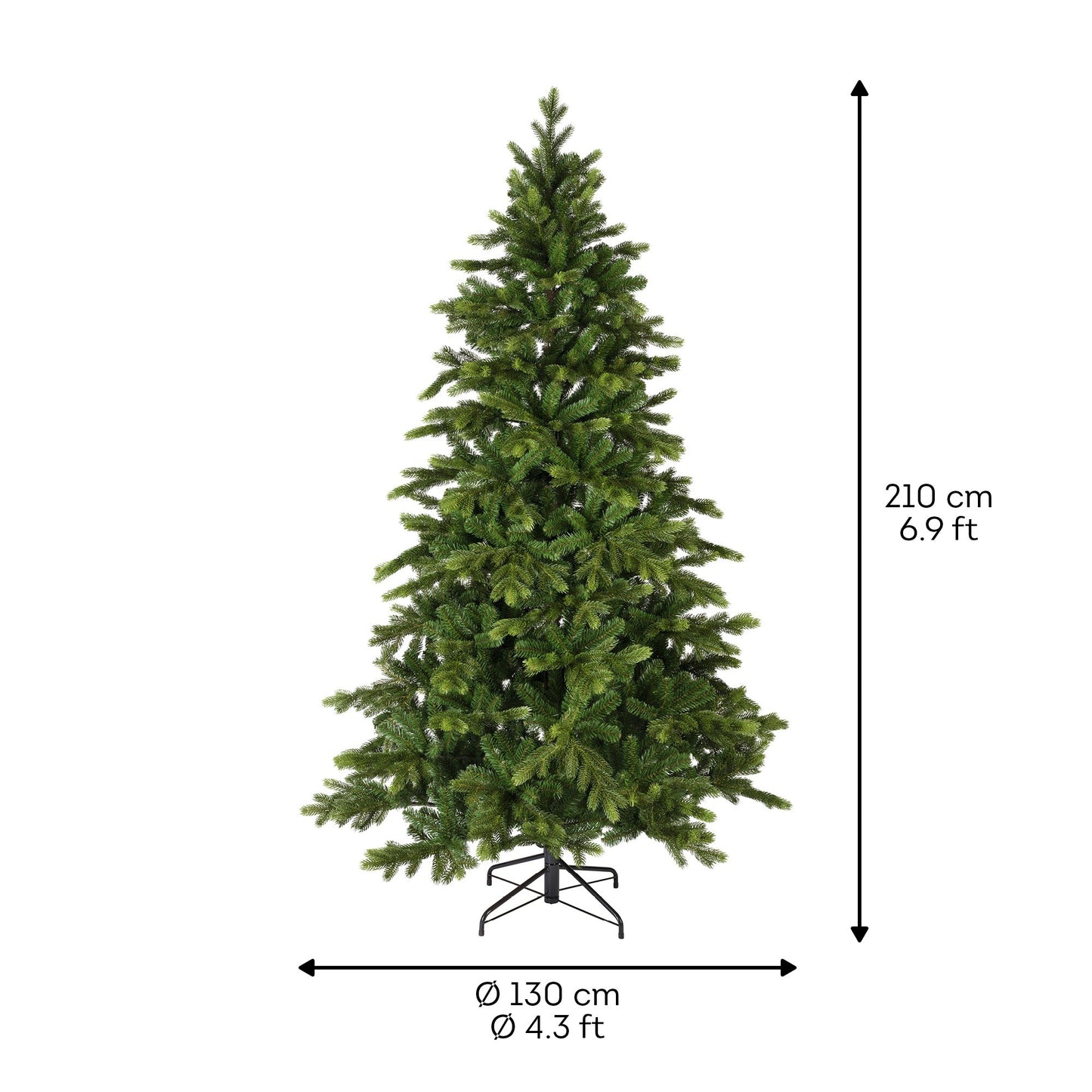 Alberi di natale 'Galloway spruce' senza LED D130xH210 - Kaemingk