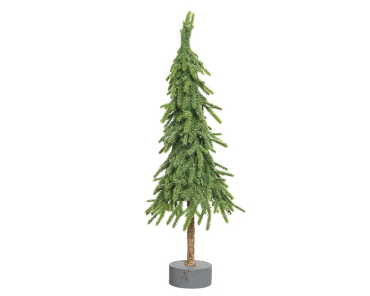 Albero natalizio mini da interno glitterato D20 H60- Kaemingk