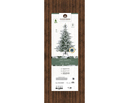 Albero di natale 'Grandis Fir snowy' LED H240 - Kaemingk