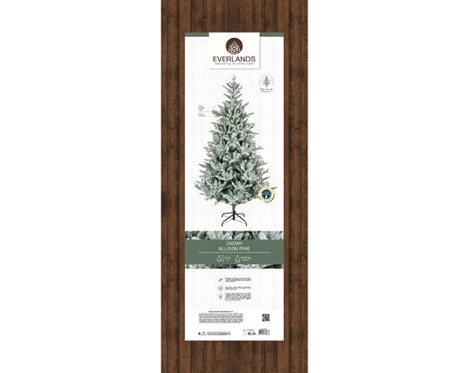 Alberi di natale innevato 'Allison snowy pine Pre-Lit ‘D127 x H210 - Kaemingk