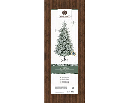 Alberi di natale innevato 'Allison snowy pine Pre-Lit ‘D127 x H210 - Kaemingk