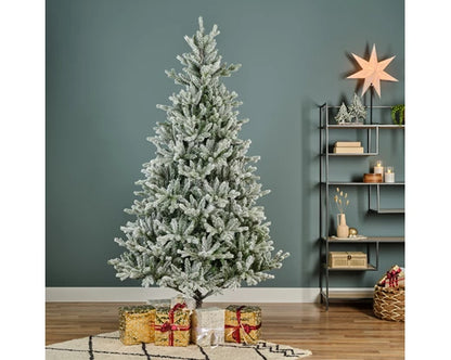 Alberi di natale innevato 'Allison snowy pine Pre-Lit ‘D127 x H210 - Kaemingk