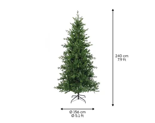 Albero di natale 'Greehill Fir' H210 - Kaemingk