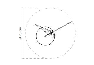 Orologio da parete ‘Cris’ D70 - Nomon
