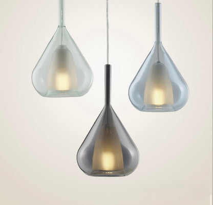 Sospensione in vetro ‘Brigitte’ D19 H40 - Leo Lux