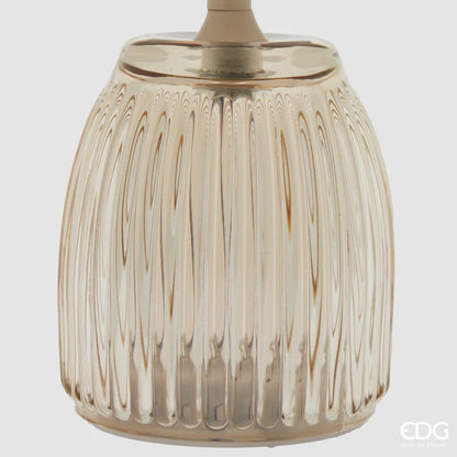 Lampada da tavolo 'Plisse' con led D11,5 H22 - EDG