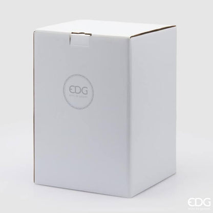 Babbo con ghirlanda decoro natalizio L20xP16XH39 - EDG