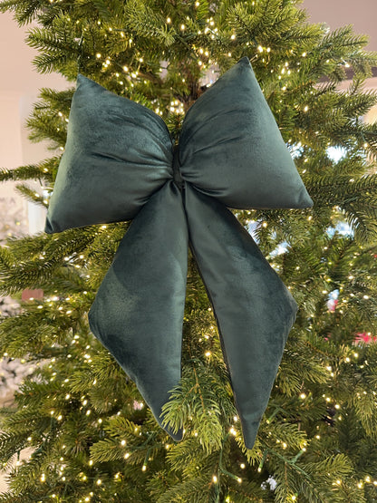 Fiocco in velluto verde 30x45h - Clodette