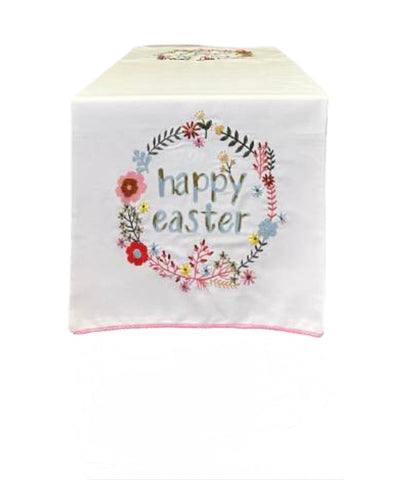 Runner con ricamo Hippie Easter 140x50 - Clodette
