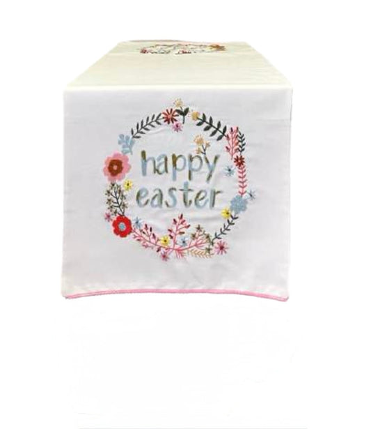 Runner con ricamo Hippie Easter 140x50 - Clodette