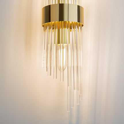Applique 'Artisan' a led oro zingrinato D12,5XH46