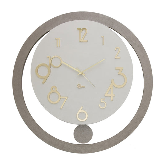 Orologio con pendolo D60 Tortora e Perla - Brindicci