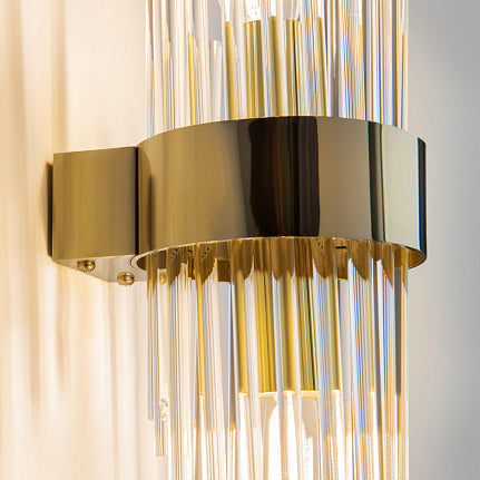 Applique 'Artisan' a led oro zingrinato D12,5XH46